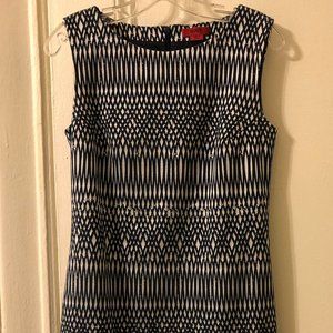 Hugo Boss Women's Silk Cotton Blue Sleeveless